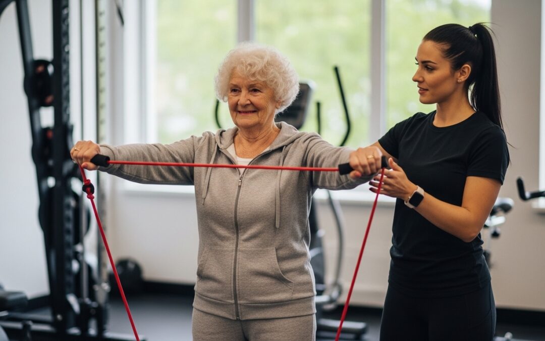 Ejercicios con gomas elásticas para mayores: rutina de fuerza sin machacar articulaciones